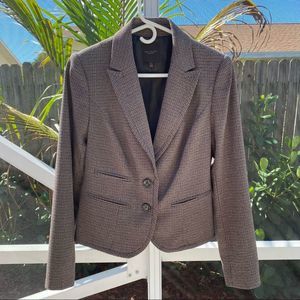 The Limited Women's Blazer Brown Houndstooth Size Small